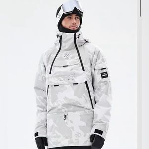 Akin Snowboard Jacket Men Grey Camo Medium